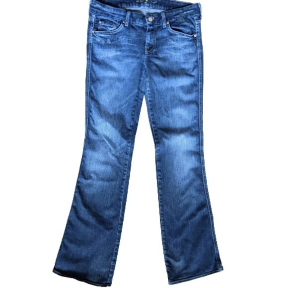 7FAMK "A" Pocket Boot Cut Jeans 29 - Picture 4 of 10